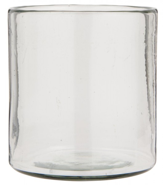 Ib Laursen Dekoglas Vase dickes Glas mundgeblasen Ø 15 cm