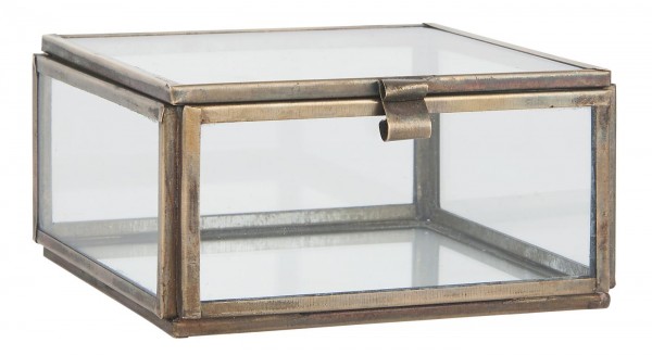 Ib Laursen Glasbox mit Deckel quadratisch