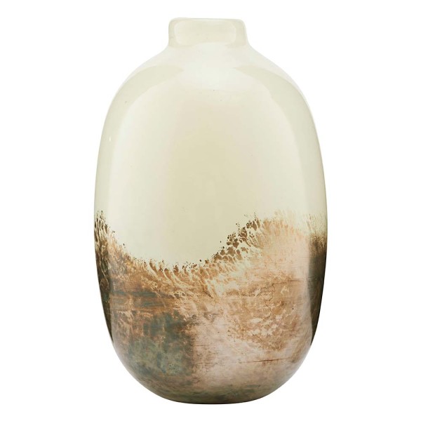 House Doctor Vase Earth beige metallic