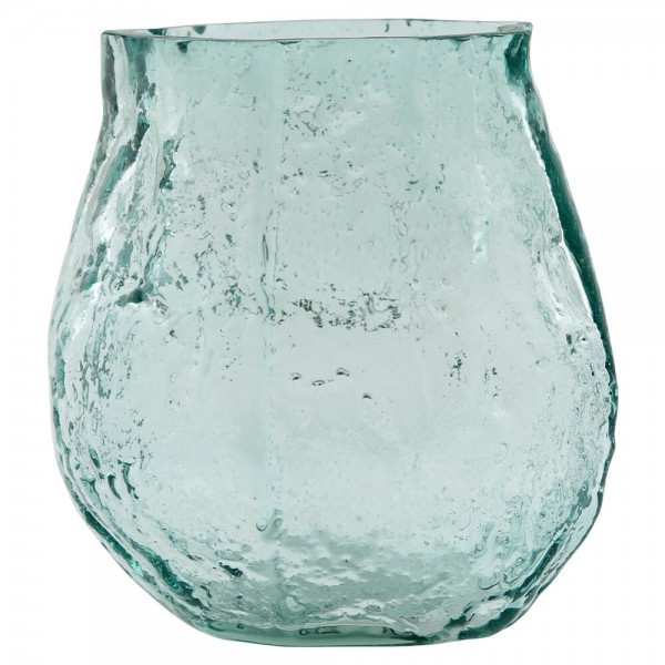 House Doctor Vase Glas hellblau 