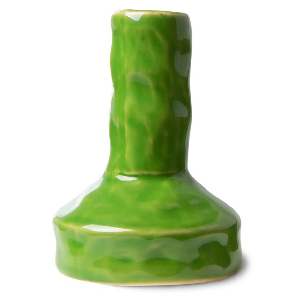 HK Living Kerzenständer "Emeralds" Keramik Limettengrün