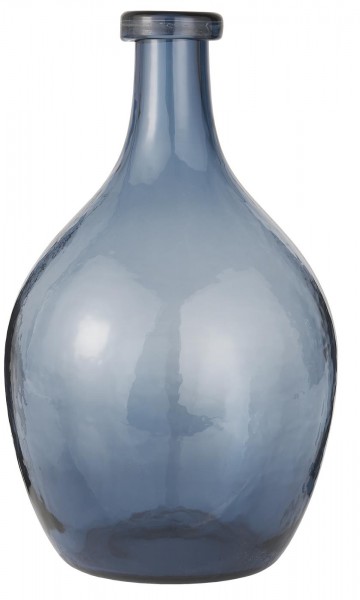 Ib Laursen Glasballon mundgeblasen blau Ø 20 cm